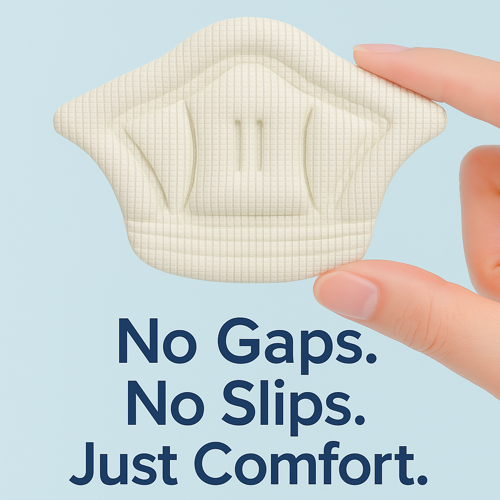 plushStep™ Heel Relief Inserts – 5 Pairs for Everyday Support