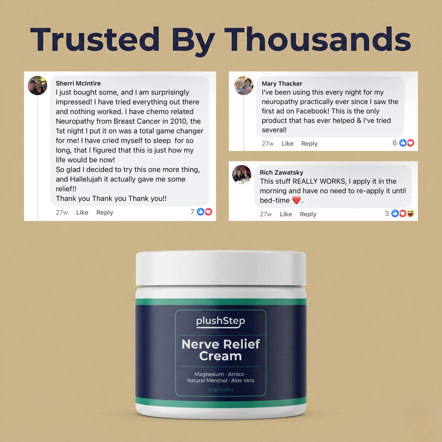 plushStep™ Nerve Relief Cream