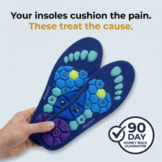 plushStep™ Magnetic Acupressure Insoles